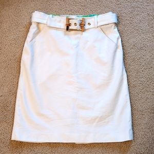 Vintage Milly of New York White Skirt